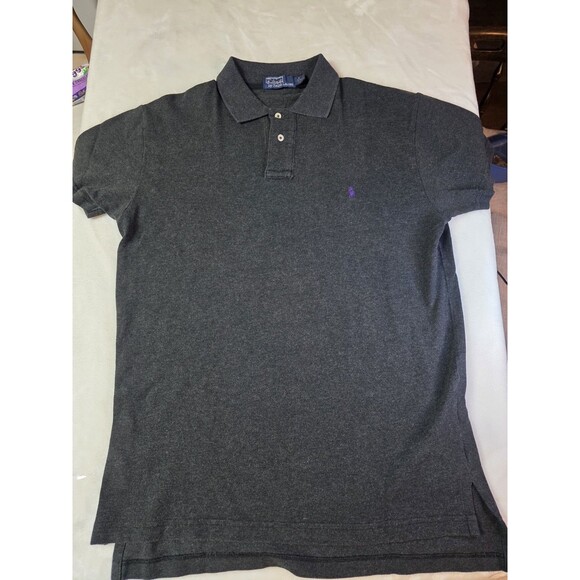 Polo by Ralph Lauren Men's Size XXL Black w/‎ Purple Logo - Picture 1 of 5